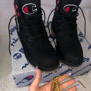LIMITED EDITION TIMBERLAND x CHAMPION BOOTS